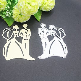 Wedding Theme Carbon Steel Cutting Dies Stencils, for DIY Scrapbooking, Photo Album, Decorative Embossing Paper Card