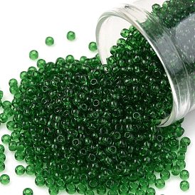 TOHO Round Seed Beads, Japanese Seed Beads, Transparent Colors