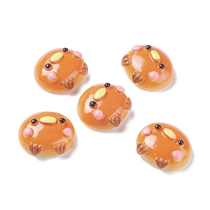 Resin Cabochons, Crab Bread