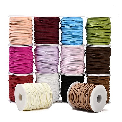 50 ярдов шнура из искусственной замши, искусственная замшевая кружева, для изготовления ювелирных изделий