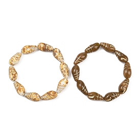 Чешские прессованные стеклянные бусины, формы раковины