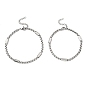 2Pcs 2 Styles Tarnish Resistant 304 Stainless Steel Box Chains Bracelets for Couples
