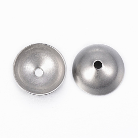 201 Stainless Steel Bead Cap, Apetalous