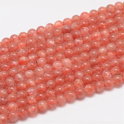Natural Sunstone Beads Strands, Round