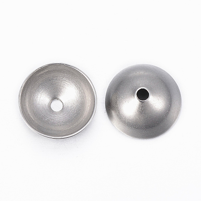 201 Stainless Steel Bead Cap, Apetalous