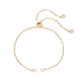 2мм латунный кабельный слайдер для изготовления браслетов