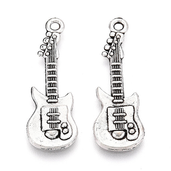 Сплавочные подвески тибетского стиля, гитар, без кадмия и без свинца