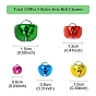 150Pcs 5 Styles Iron Bell Charms, for Jewelry Making