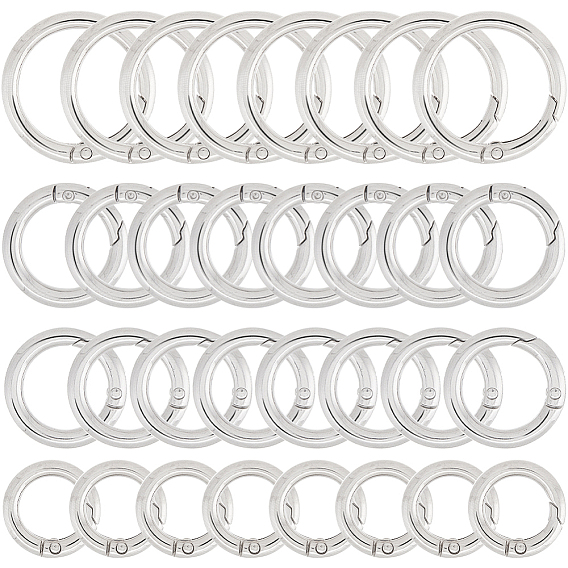 32 шт 4 стили пружинные кольца из цинкового сплава, уплотнительные кольца