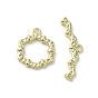 Brass Toggle Clasps, Long-Lasting Plated, Cadmium Free & Nickel Free & Lead Free, Hexagon