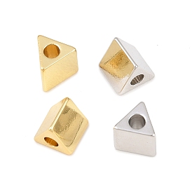 Латунные бусины, треугольные, без свинца и без кадмия, долговечный, стойки покрытие