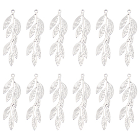 316 l хирургические подвески из нержавеющей стали, очарование листа, 