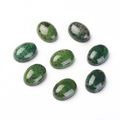 Natural Magnesite Cabochons, Dyed, Oval