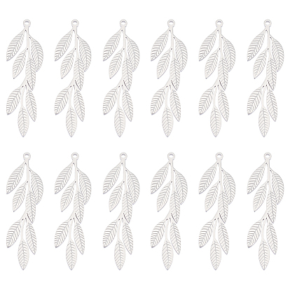 316 l хирургические подвески из нержавеющей стали, очарование листа, 