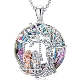 Yunjin Jewelry Fashion Tree of Life Pendant Personality Simple Hollow Tree of Life Necklace