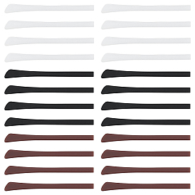 12 пары 3 цвета силиконовые очки заушники, противоскользящий держатель для очков