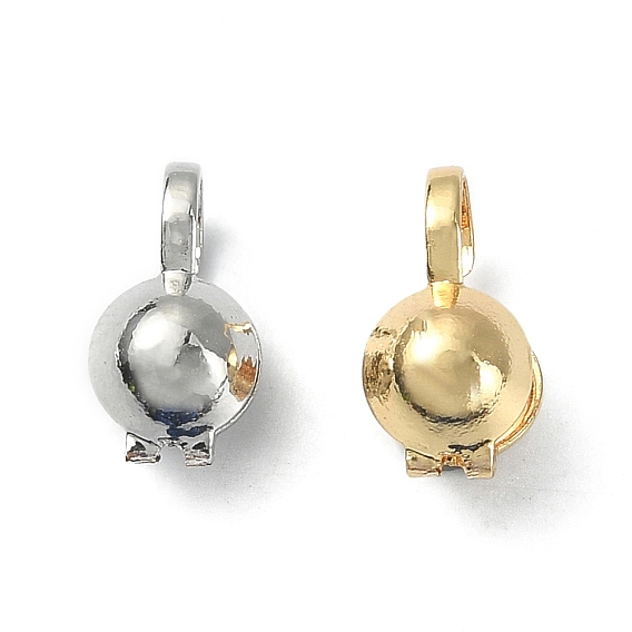 Латунной шариковой советы, Калотте заканчивается, крышка раскладушки, без кадмия, без никеля и без свинца, круглые