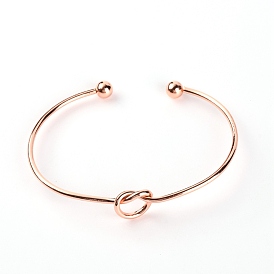 Iron Cuff Bangles, Torque Bangles, Knot