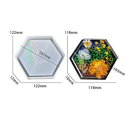Силиконовая форма для подставок своими руками, формы для литья смолы, для уф-смолы, изготовление изделий из эпоксидной смолы, белые