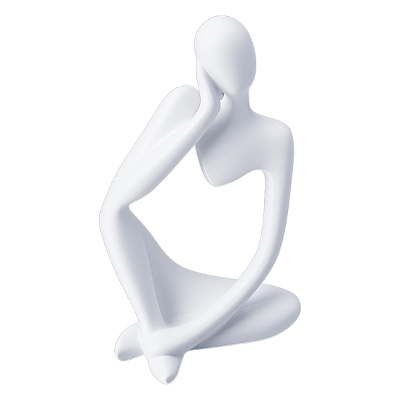 Украшения для витрины из смолы "Абстрактный мыслитель", для украшения домашнего офиса