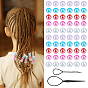 1Bag Plastic Hair Braiding Tool, Hair Braider Hair Twist Tool Kit and Combs, for Hair Styling Accessories, with 100Pcs Plastic European Beads