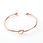 Iron Cuff Bangles, Torque Bangles, Knot
