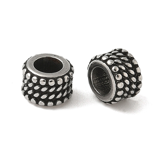 304 из нержавеющей стали европейские шарики, бусины с большим отверстием, колонка