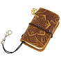 Cowhide Mini Notebook, Pocket Notepad with String
