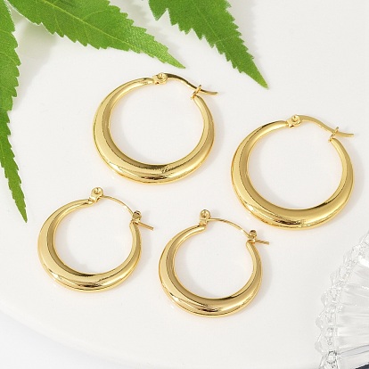 304 серьги из нержавеющей стали для женщин, ионное покрытие (ip)