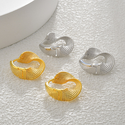 Латунные серьги-кольца