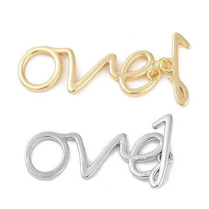 Латуни Переключить застежками, без кадмия, без никеля и без свинца, буквы