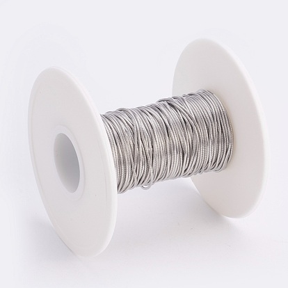 304 Stainless Steel Round Snake Chains, with Spool, Soldered