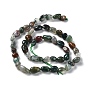 Natural Indian Agate Beads Strands, Nuggets