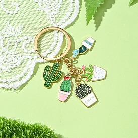 Брелок из эмалевого сплава, с железной фурнитурой