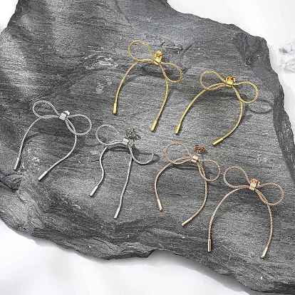 304 серьги-гвоздики-бабочки из нержавеющей стали