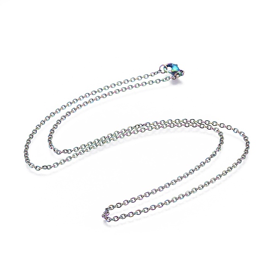 304 из нержавеющей стали кабель цепи ожерелья, с карабин-лобстерами 