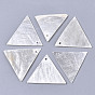 Natural Capiz Shell Pendants, Triangle