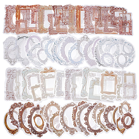 4сумки 4 стили самоклеящиеся бумажные декоративные наклейки, наклейки для фоторамок