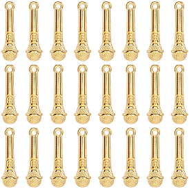 60 подвески из цинкового сплава в тибетском стиле, подвески для микрофона