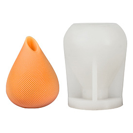 Teardrop Shape Silicone Candle Molds, for Candle Making Tools
