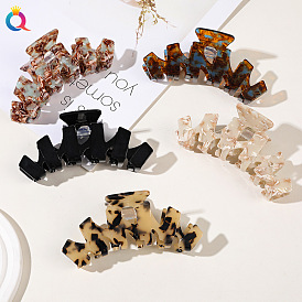 Stylish Hair Claw Clips for Women - Large Shark Jaw Design with Acetate Material