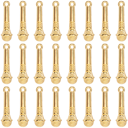 60 подвески из цинкового сплава в тибетском стиле, подвески для микрофона