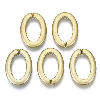 Непрозрачные акриловые кольца, разъемы для быстрой связи, для изготовления кабельных цепей, овальные