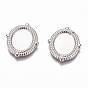 304 Stainless Steel Cabochon Settings, Oval