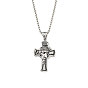 201 Stainless Steel Pendant Necklaces, Cross