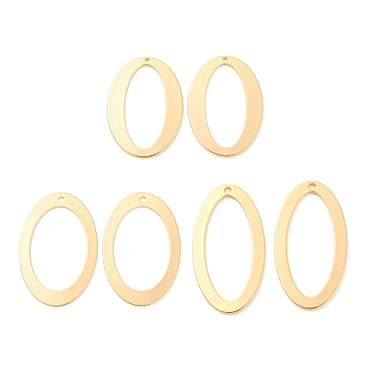 Стойки обшивки латунные подвески, без кадмия, без никеля и без свинца, овальный шарм