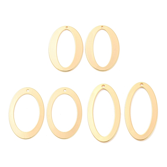 Стойки обшивки латунные подвески, без кадмия, без никеля и без свинца, овальный шарм