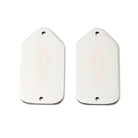 201 подвески из нержавеющей стали, ссылки со стрелками, штамповка пустой метки, не тускнеет