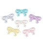 Cuentas de imitación de perlas de plástico ccb, bowknot con estrella