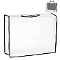 Square Frosted EVA Dustproof Handbag Rain Protectors, Waterproof Bag Rain Covers